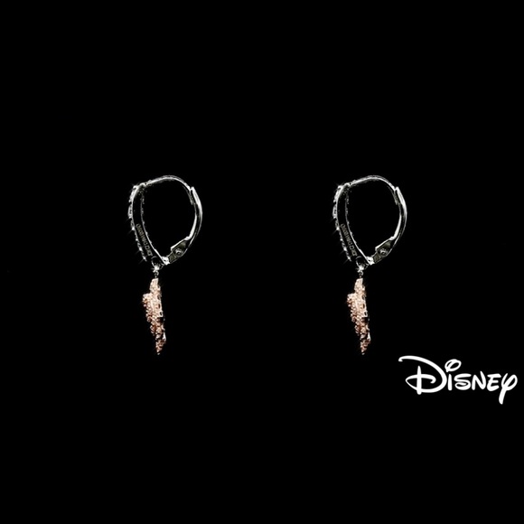 18k Gold Disney Beauty and the Beast Earrings - Picture 9 of 13